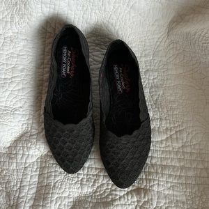 Ballet Flats: Skechers stretch fit “Cleo Honeycomb” style.
